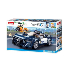 Set de construcție Sluban „Mașină de poliție”, 284 piese