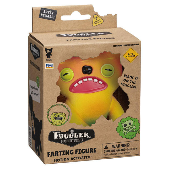 Figurină cu efect sonor, FUGGLER Farting Figure 11 cm