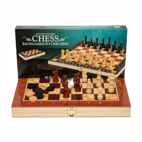 Set jocuri de societate 3in1 (șah/dame/table) (24x12x2,8)