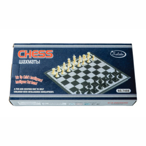 Joc de societate Șah magnetic (21x10x3), tablă alb-negru