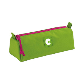 Пенал Carioca с 1-м отделением Fluo, зеленый