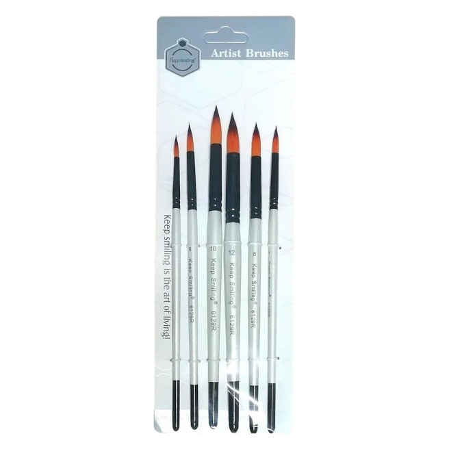 Set pensule, 6 buc Keep Smiling A6129R