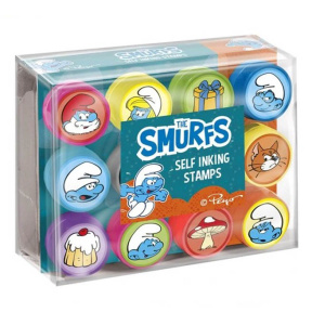 Ștampile Smurfs, 12 buc