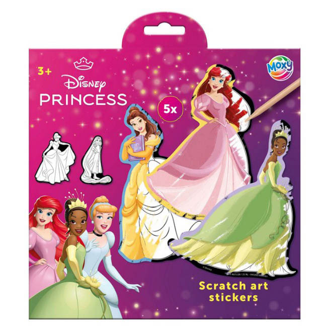 Set de autocolante pentru răzuire, Princess