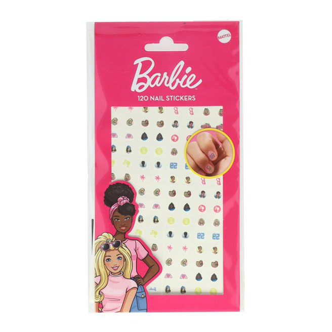 Set autocolante pentru unghii Barbie
