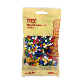 Набор бусин для термомозаики, 1000 шт, Микс 66, Яркие цвета