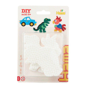 Набор полей для термомозаики Машина, попугай и динозавр, 3 шт.