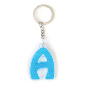 Breloc YES litera A albastru