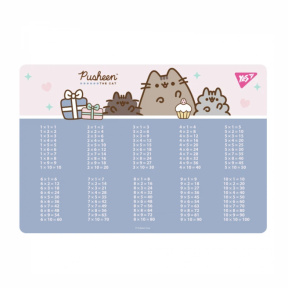 Suport pentru masă din plastic YES Pusheen Three Cats (tabla înmulțirii) 49x29 cm