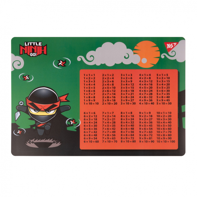 Suport pentru masă YES Ninja (tabla înmulțirii) 49 x 29 cm