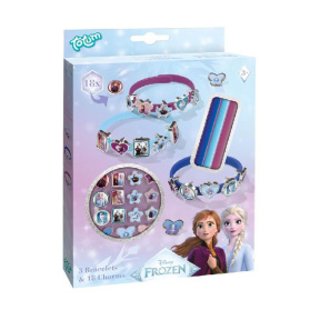 Frozen 3 браслета + 18 шармов