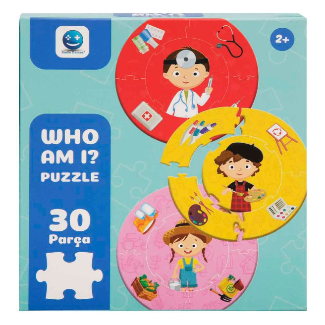 Joc de masă-puzzle „Cine sunt eu?”
