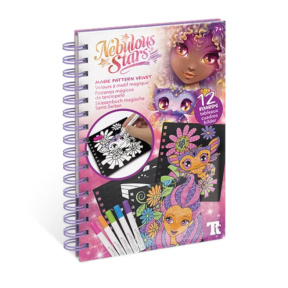 Caiet de schițe creativ Nebulous Stars – Catifea magică