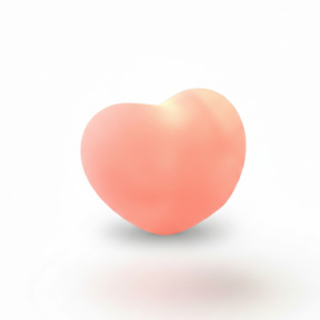 Lampă în formă de inimă, roz
