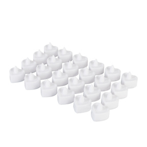 Set de lumânări în formă de inimă, 24 buc.