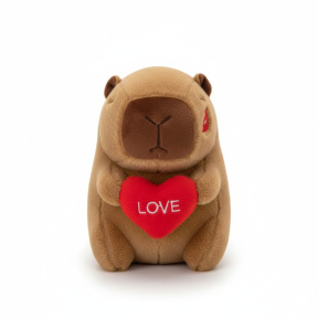 Jucărie de pluș "Capibara", maro, 23 cm