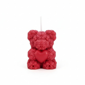 Lumânare urs, roșu