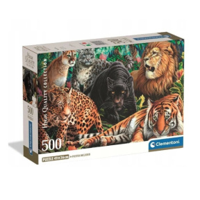 Puzzle "500" HQC WILD CATS