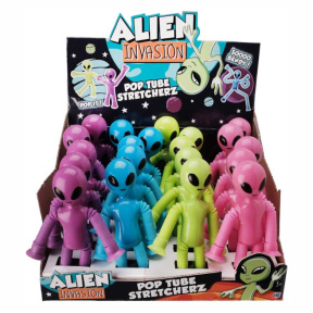 Jucărie antistres Pop tube Extraterestru în sortiment