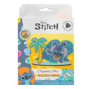 Figurină cu mozaic cu diamante. Stitch surfer