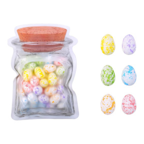 Set de ouă decorative din spumă, 40 buc., mix pastelat