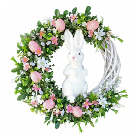 Coroană de Paște cu iepuraș
