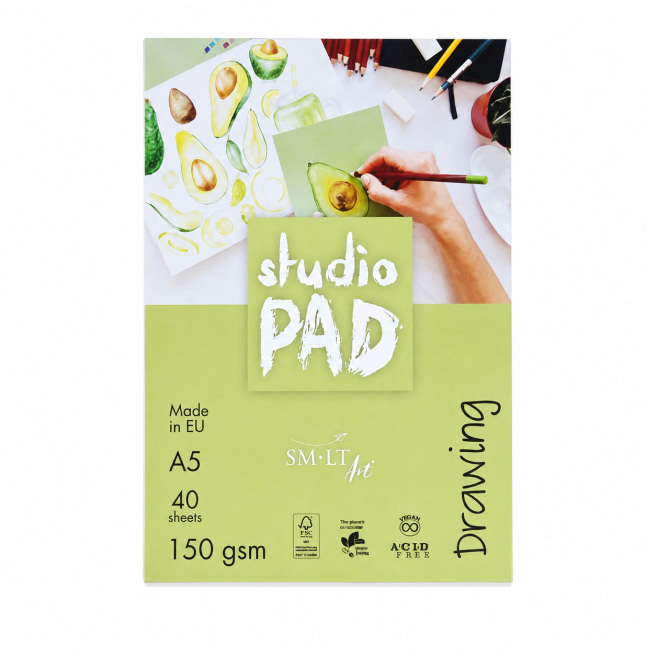 SMLT Album pentru desen Art Studio, A5, 40 file, 150 g/m².