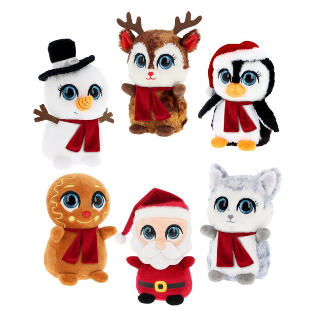 Jucărie moale Keel Toys Mini Motsu Christmas 10 cm