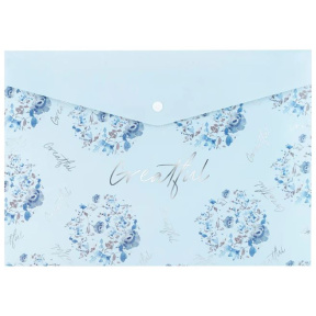 Папка-конверт А4 на кнопке Axent Flower Symphony-2