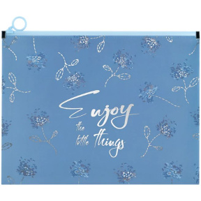 Mapă cu fermoar A4 AXENT zip-lock Flower Symphony-3