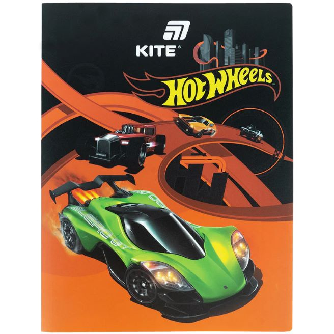 Mapă cu 20 file-uri A4 KITE, Hot Wheels