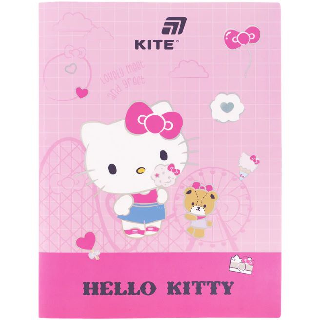 Mapă cu 20 file-uri A4 KITE, Hello Kitty