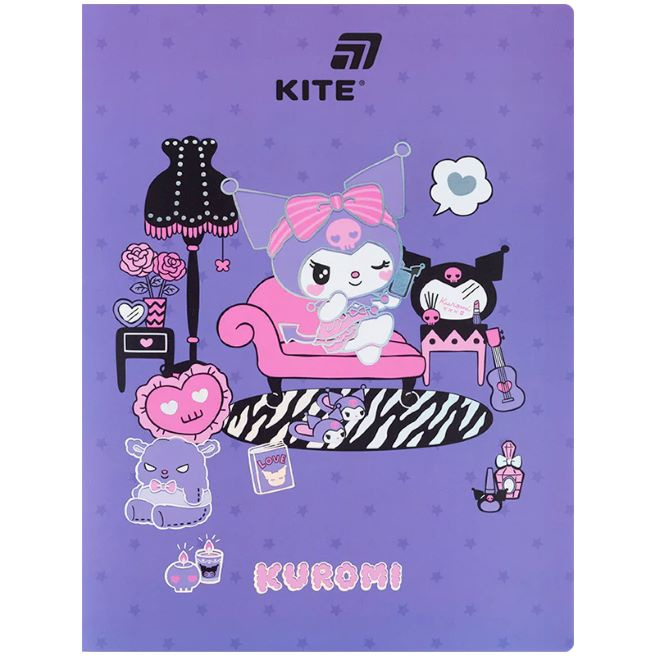 Mapă cu 20 file-uri A4 KITE, Kuromi