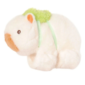 Мягкая игрушка STIP Капибара браслет кремовая, 15 см