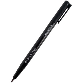 Маркер Axent Delta CD/DVD D2703, 1.0 мм черный