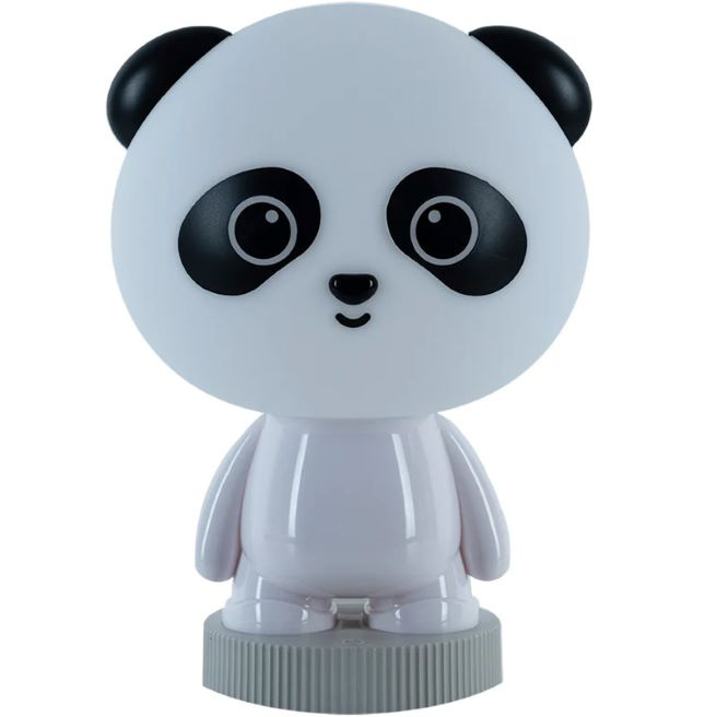 Lampă de noapte LED reîncărcabilă, Panda, albă
