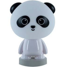 Lampă de noapte LED reîncărcabilă, Panda, albă