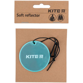 Подвеска KITE мягкая светоотражающая, круглая, мятная