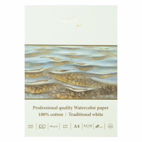 SMLT Album pentru desen Watercolor pad, А4, 10 foi, 300 g/m²