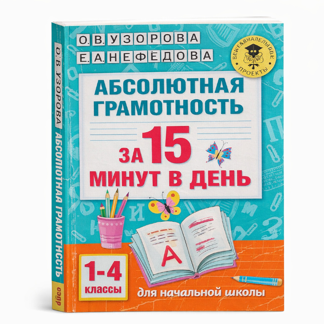 «Абсолютная грамотность за 15 минут в день. 1–4 классы»