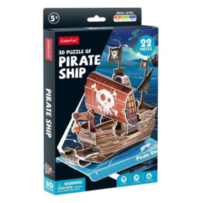 3D puzzle CubicFun Nava Piratului, 22 elemente