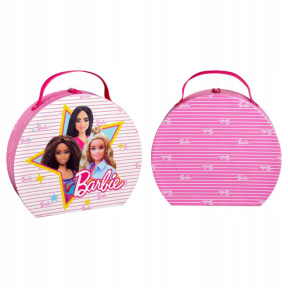 Set cosmetică Barbie în cutie rotundă