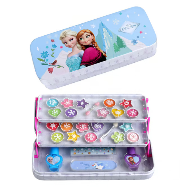 Set cosmetică Frozen în cutie (3 nivele)