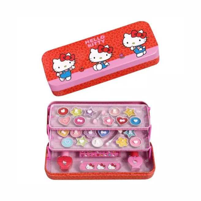 Набор косметики Hello Kitty в футляре (3 уровня)