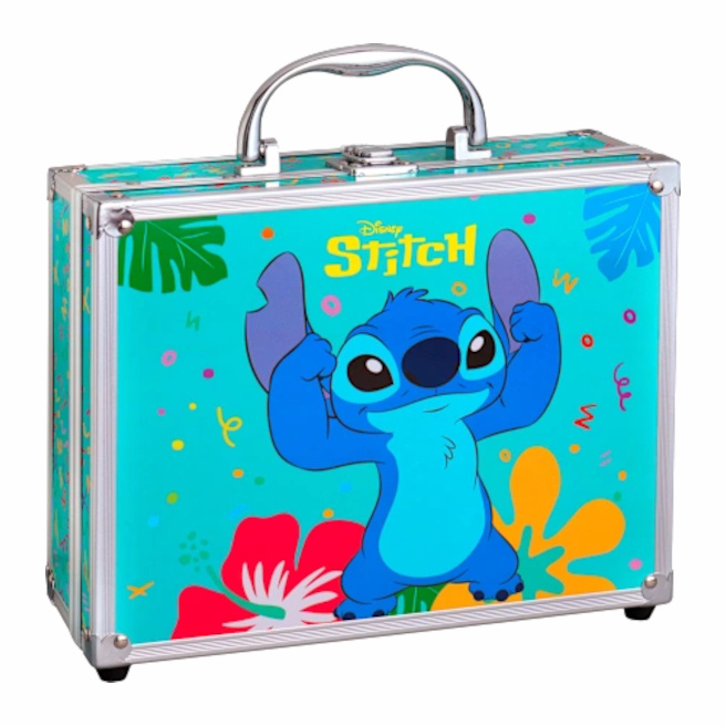 Set cosmetică Stitch în valiză (3 nivele)