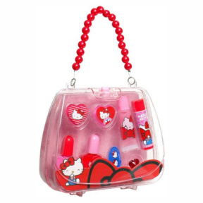 Set cosmetică Hello Kitty în gentuță