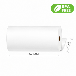 Rolă pentru casă de marcat termică  57 mm x 21 m Office Line
