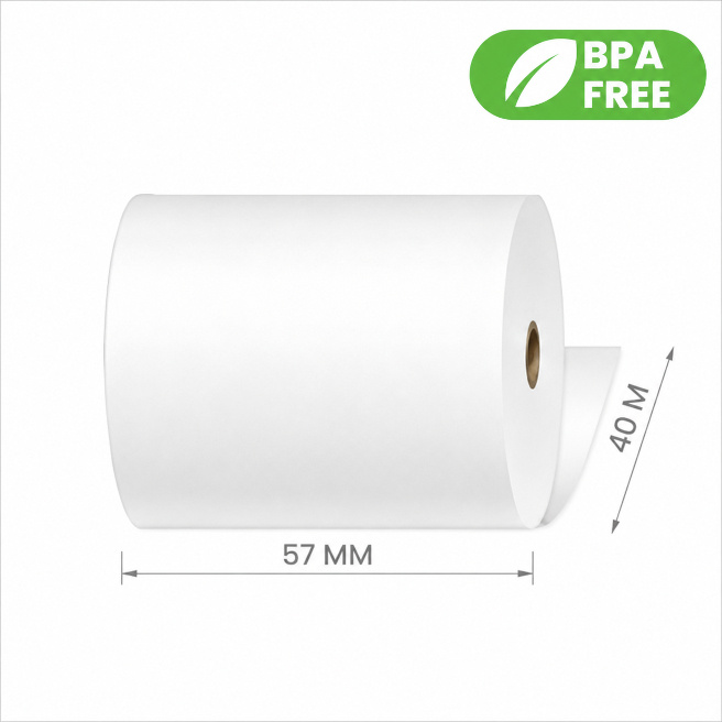 Rolă pentru casă de marcat termică 57 mm x 40 m Office Line