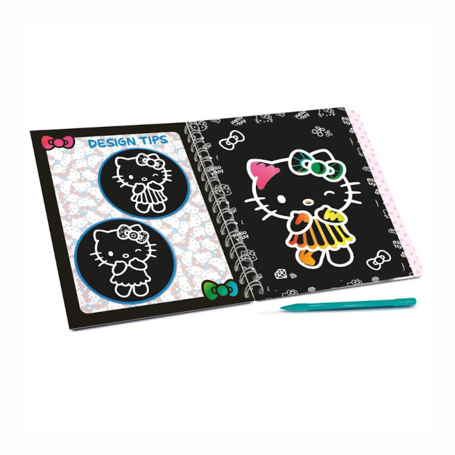 Набор для творчества Скетчбук Hello Kitty scratch reveal - crafti.md