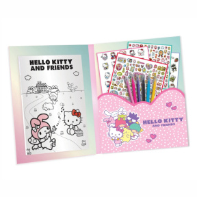Set de creație Sketchbook Hello Kitty cu autocolante